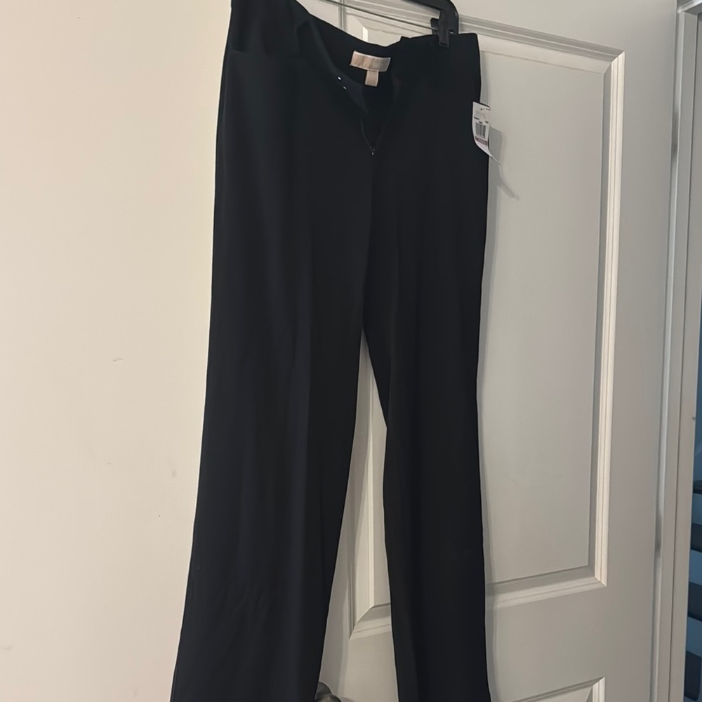 Michael Kors Black Trousers with Streamlined Fit - Picture 2 of 6